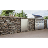 Presrv Bev Outdoor Cooler, 24in UC, SS, Lock, 1Z