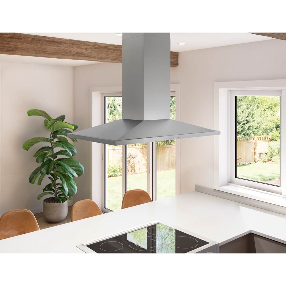Anzio Island, 90cm, SS, LED, 600 CFM w/ACT