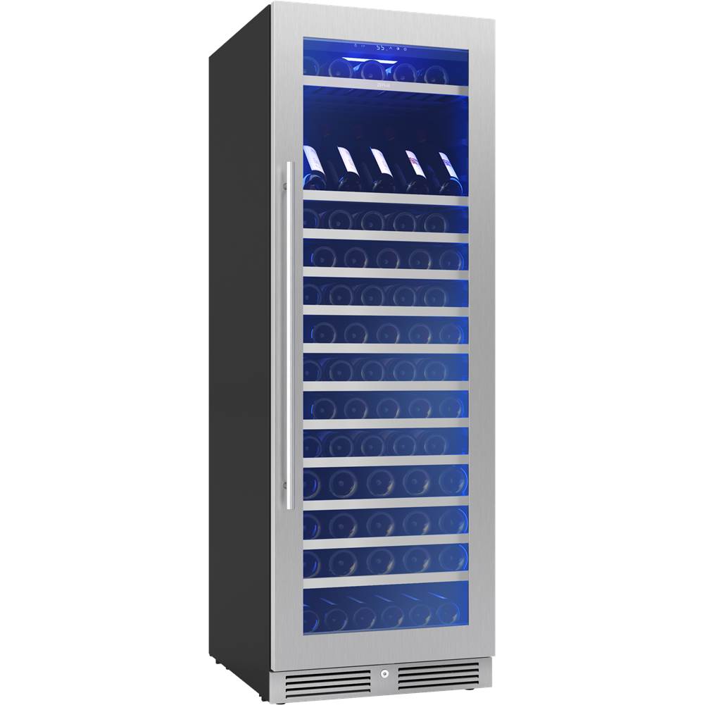 Presrv Wine Cooler, 24'' Full Size, SS And Glass, Reversible, 1 Zone
