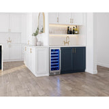 Presrv Wine Cooler, 15'' Compact, SS and Glass, Reversible, 1 Zone