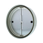 Zephyr - 6'' round damper with collar - White