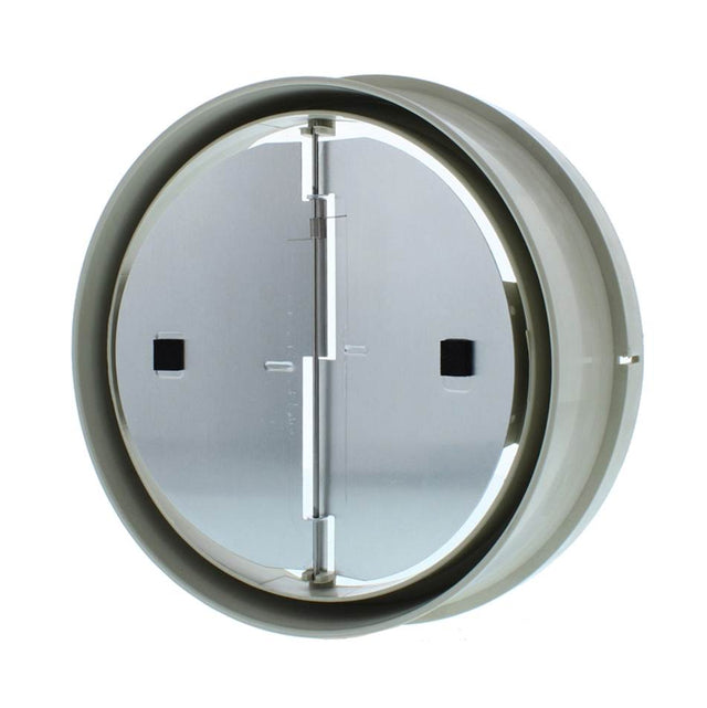 Zephyr - 7'' round damper with collar - White