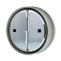 Zephyr - 7'' round damper with collar - White