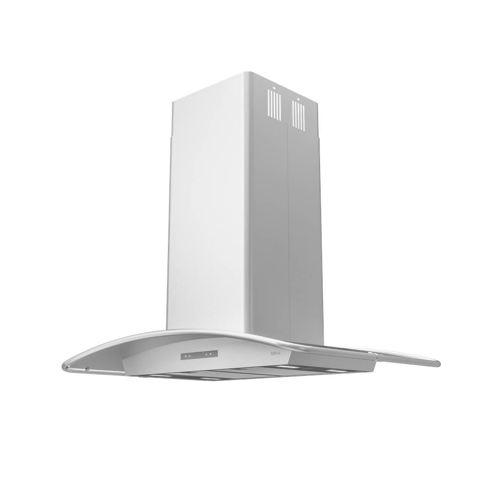 Milano Connect Island, 90cm, SS and Glass, LED, ACT