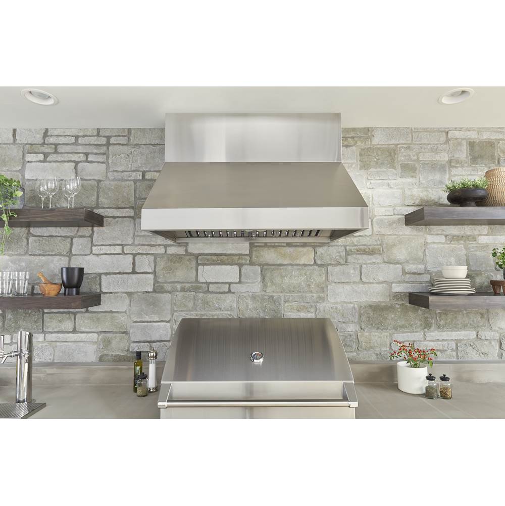 Cypress Wall Outdoor, 54in, LED, SS, 1200 CFM