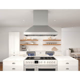 Titan Island, 36in, SS, PowerWave, 750 CFM w/ACT