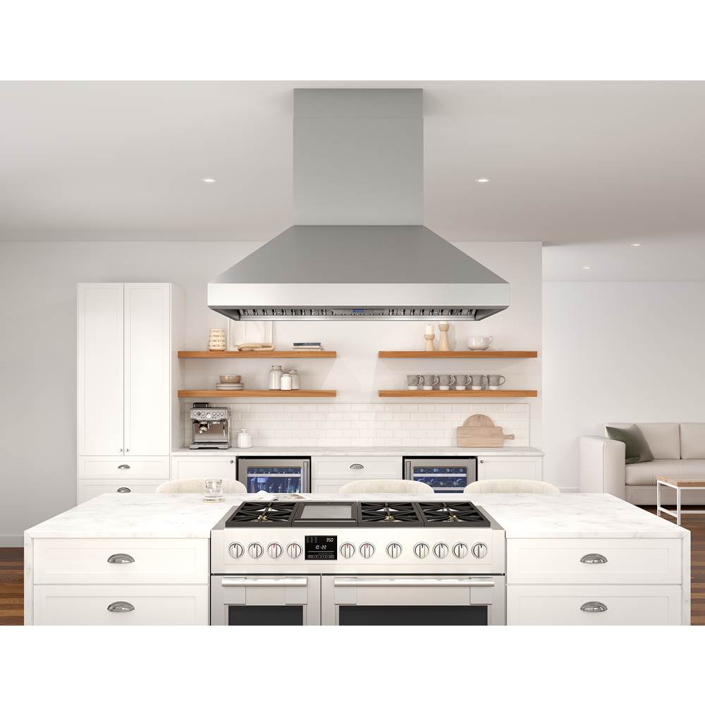 Titan Island, 48in, SS, PowerWave, 750 CFM w/ACT