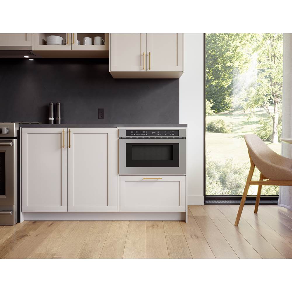 Microwave Drawer, 24In, Built-In, SS, 1.2Cf