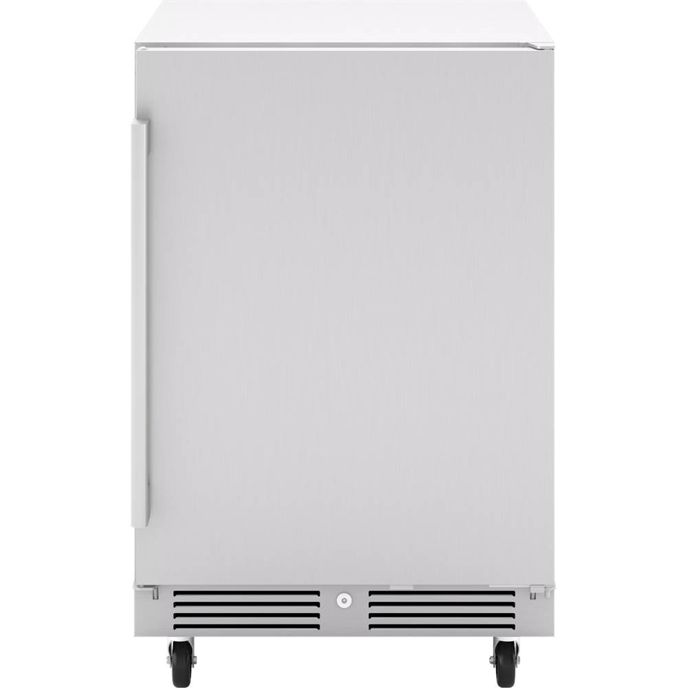 Presrv refrigerator, 24'' compact, outdoor ss, reversible, lock, 1 zone