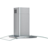 Brisas Curved Glass Wall, 36'' G, ACT, LED