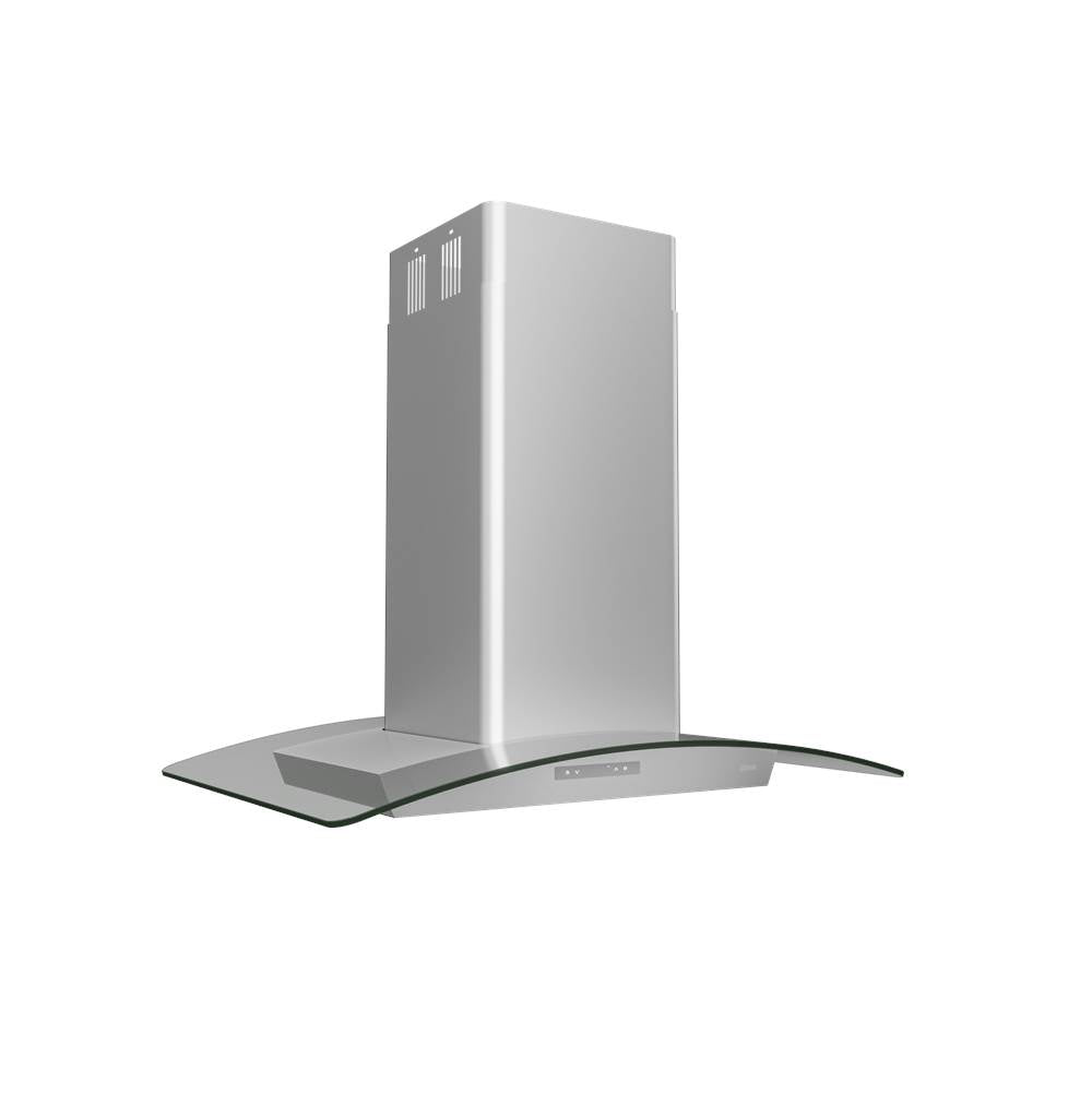 Zephyr - Milano Connect Island, 90cm, SS, LED, ACT - Stainless Steel