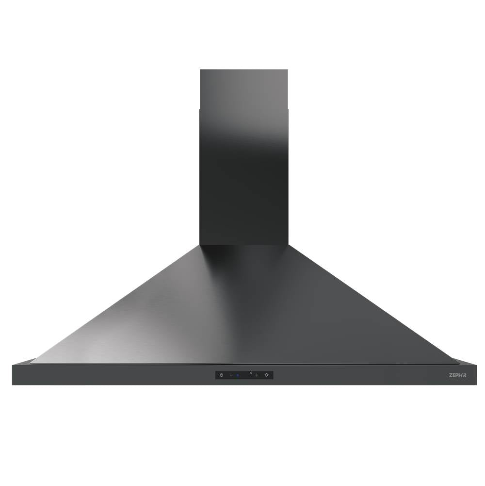 Zephyr - Ombra, Wall, 36'', Black SS, 600 CFM - Black Stainless Steel