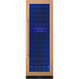 Zephyr - Presrv Wine Cooler, 24'' Full Size, Panel Ready And Glass, Reversible, 2 Zones