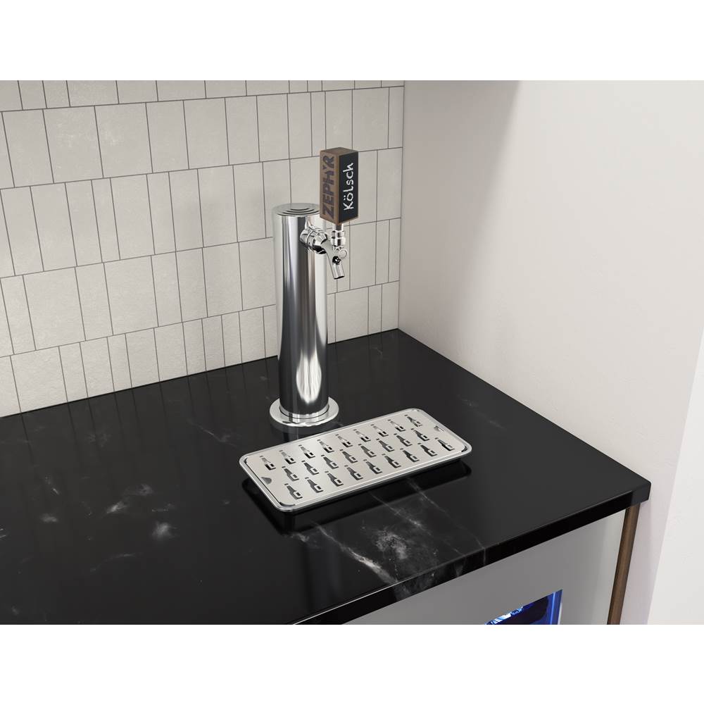 Presrv Kegerator Zephyr Chalkboard Tap Handle, Walnut
