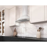 Savona Wall, 30in, Black, LED, 600 CFM w/ACT
