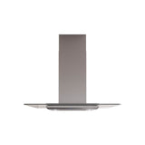 Zephyr - Verona, Island, 90cm, SS and Glass, LED, ACT - Stainless Steel