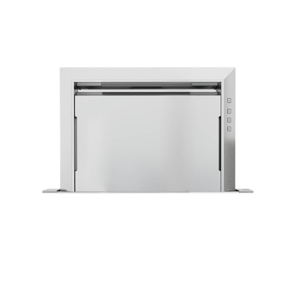 Zephyr - Lift Downdraft, 18'' rise, 30'' width, Stainless Steel - Stainless Steel