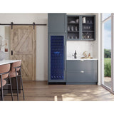 Presrv Wine Cooler, 24'' Full Size, Panel Ready And Glass, Reversible, 2 Zones