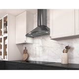 Savona Wall, 30in, Black, LED, 600 CFM w/ACT
