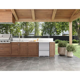 Presrv Refrigerator Drawers, 24in Compact, Outdoor, SS, 2 Zone