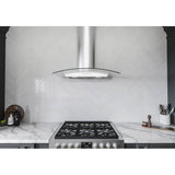 Milano Connect Wall, 90cm, SS and Glass, LED, ACT