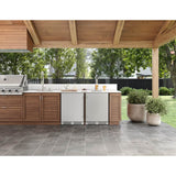 Presrv refrigerator, 24'' compact, outdoor ss, reversible, lock, 1 zone