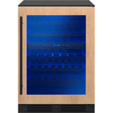 Presrv wine cooler, 24'' compact, panel-ready and glass, reversible, 2 zones