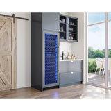 Presrv Wine Cooler, 24'' Full Size, Panel Ready And Glass, Reversible, 2 Zones