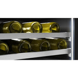 Presrv wine cooler, 24'' compact, Stainless Steel and glass, reversible, 1 zone