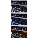 Presrv Wine Cooler, 24'' Full Size, SS And Glass, Reversible, 2 Zones