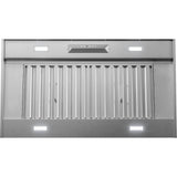 Zephyr - Monsoon II, Insert, 40-3/8in, SS, LED, ACT - Stainless Steel