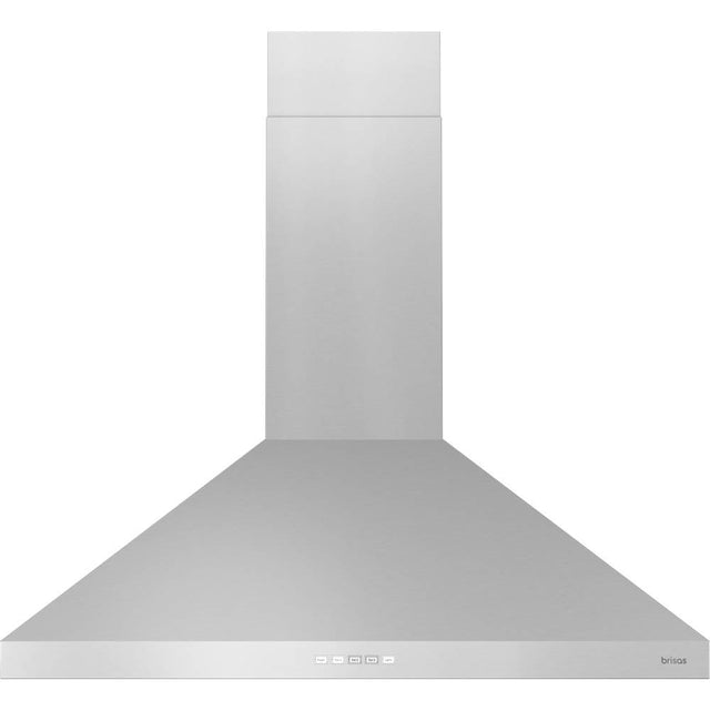 Zephyr - Brisas Traditional Pyramid Wall, 30'' SS, ACT, LED - Stainless Steel