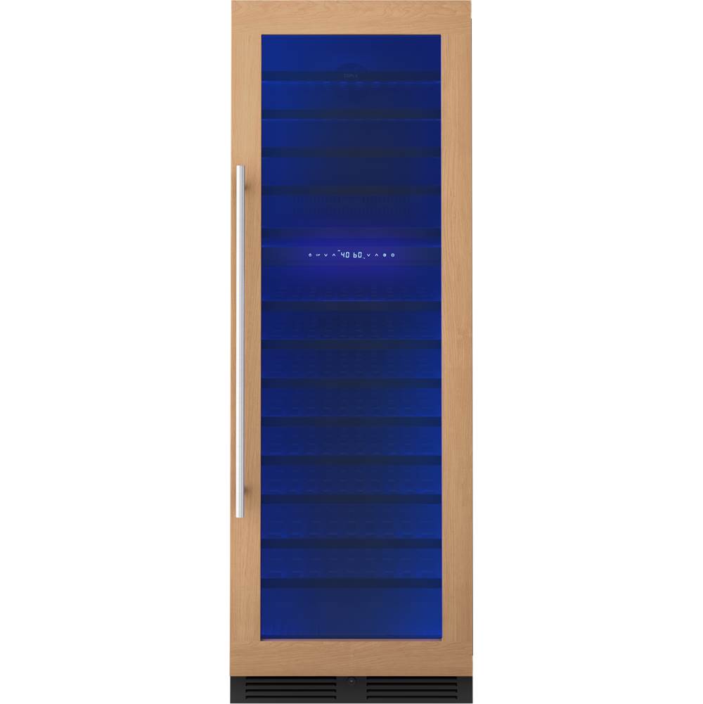 Presrv Wine Cooler, 24'' Full Size, Panel Ready And Glass, Reversible, 2 Zones