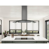 Ravenna Island, 42in, Black SSPlusGray Glass, LED