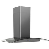 Ravenna Wall, 90cm, Black SSPlusGray Glass, LED
