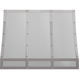 Zephyr - Forte Wall Custom Hood, 36in, SS, BODY ONLY - Stainless Steel