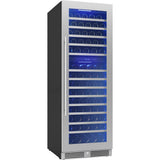 Presrv Wine Cooler, 24'' Full Size, SS And Glass, Reversible, 2 Zones
