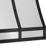 Duct Cover Banding Kit, 36in x 12in, Matte Black
