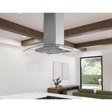 Brisas Curved Glass Island, 30'' G, ACT, LED