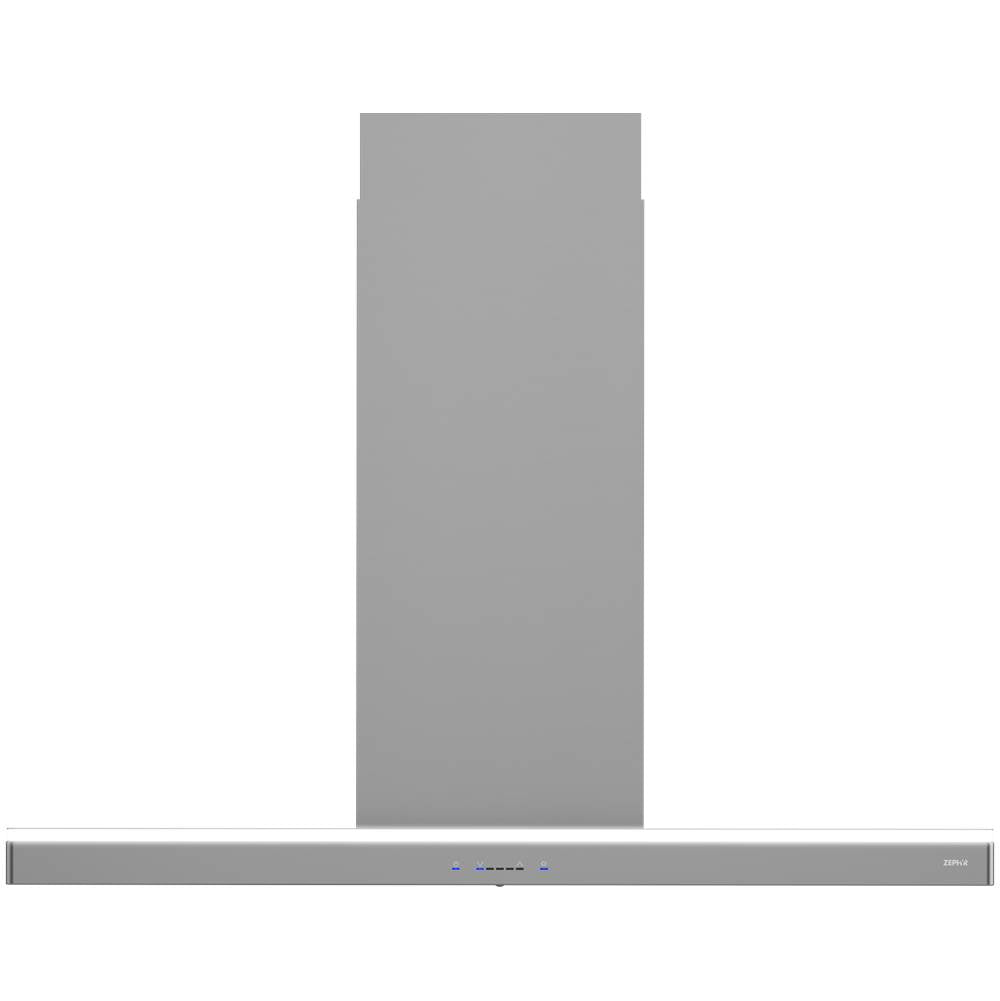 Zephyr - Luce Island, 90cm, SS, LED, 600 CFM w/ACT - Stainless Steel