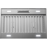Zephyr - Monsoon II, Insert, 34-3/8in, SS, LED, ACT - Stainless Steel