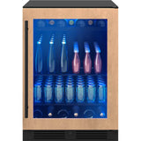 Zephyr - Presrv beverage, 24'' compact, panel-ready and glass, reversible, 1 zone