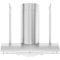 Zephyr - Trapeze, 36in, SS, LED, BODY ONLY - Stainless Steel