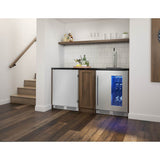 Presrv refrigerator, 24'' compact, outdoor ss, reversible, lock, 1 zone