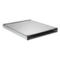 Zephyr - Ducting, 2ft, 1-7/8in x 19in Rect. DLI-A - Silver