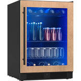 Presrv beverage, 24'' compact, panel-ready and glass, reversible, 1 zone