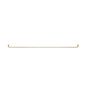 Zephyr - Accent Rail, DME, Satin Gold - Satin Gold