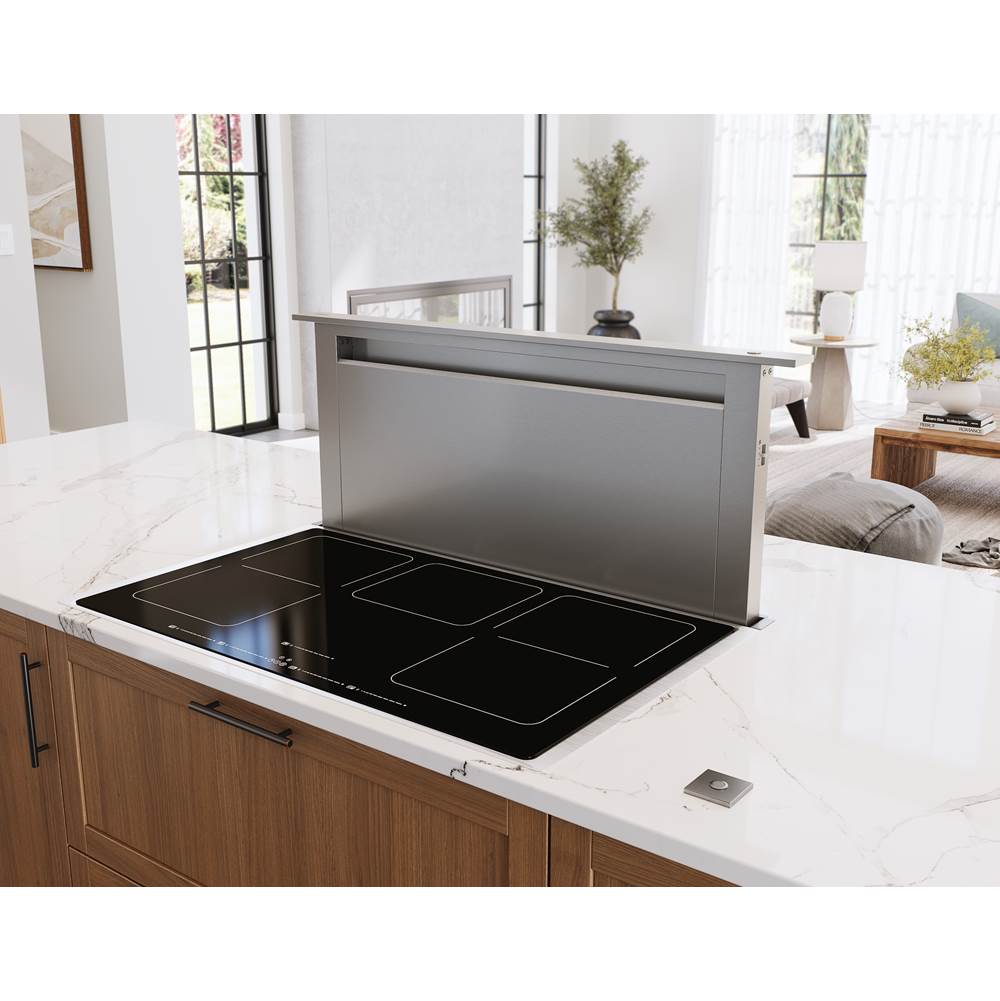 Treviso Downdraft, 14'' rise, 30'' width, Stainless Steel