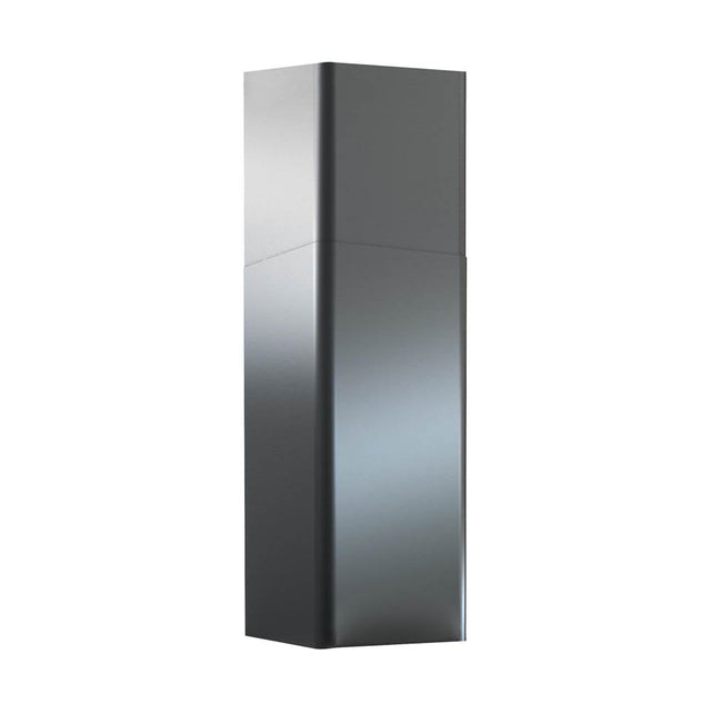Zephyr - Duct Cover Extension, ZRV, 12'', Black SS - Black Stainless Steel
