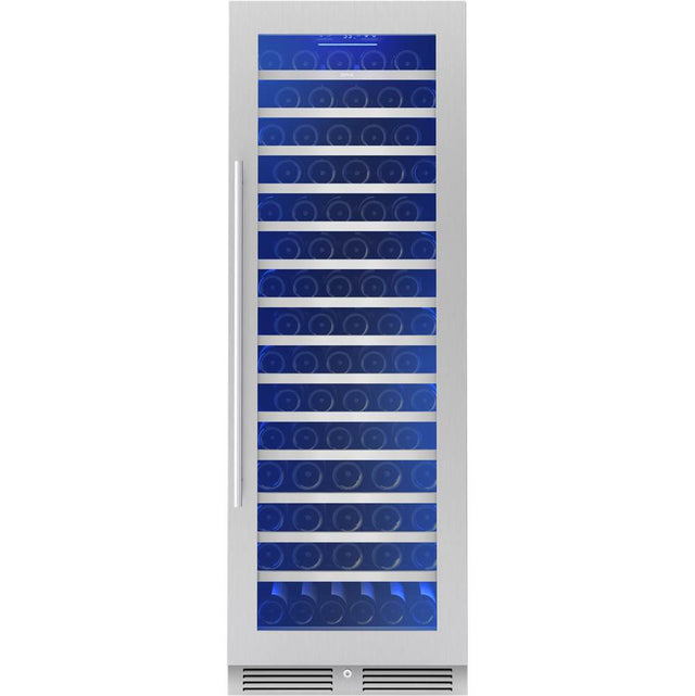 Zephyr - Presrv Wine Cooler, 24'' Full Size, SS And Glass, Reversible, 1 Zone